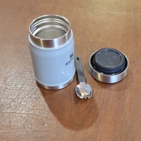 Stanley Classic Legendary Food Jar Vacuum Insulated BPA-Free w/ Spork 14oz New - Picture 7 of 12